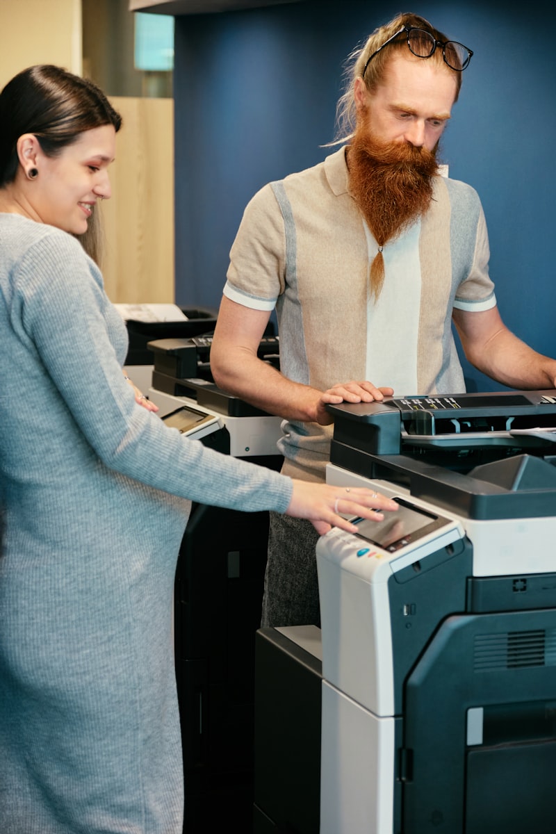 Konica Minolta multifunction photocopier and printer